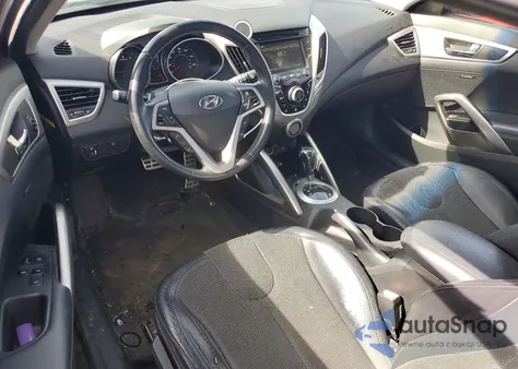 2012 Hyundai Veloster z USA, uszkodzony, nr VIN KMHTC6AD8CU066569